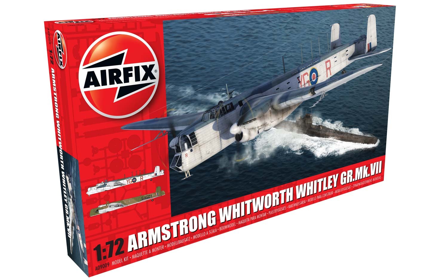 Airfix Armstrong Whitworth Whitley Mk.VII in 1:72 bouwpakket