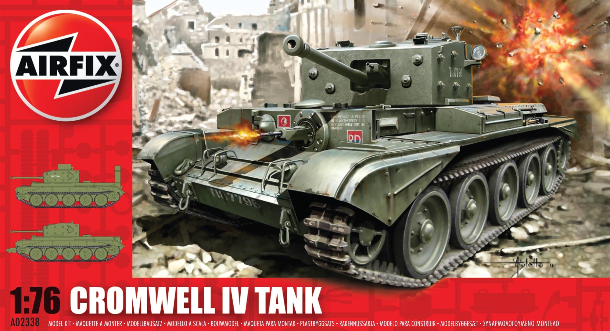 Airfix Cromwell Cruiser Tank in 1:76 bouwpakket