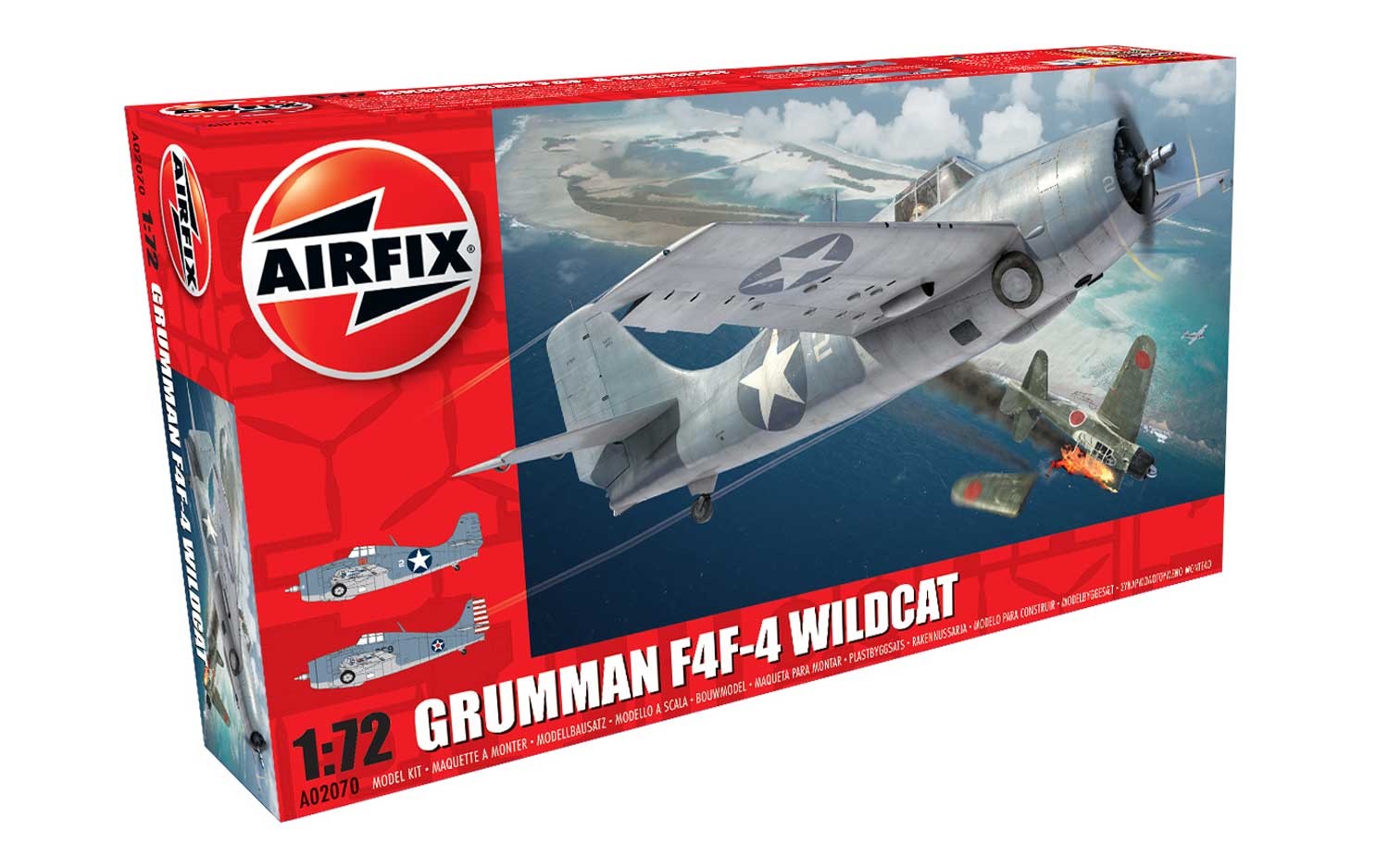 Airfix Grumman Wildcat F4F-4 in 1:72 bouwpakket