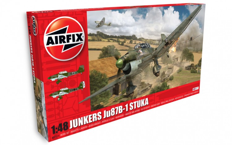 Airfix Junkers JU87B1 in 1:48 bouwpakket