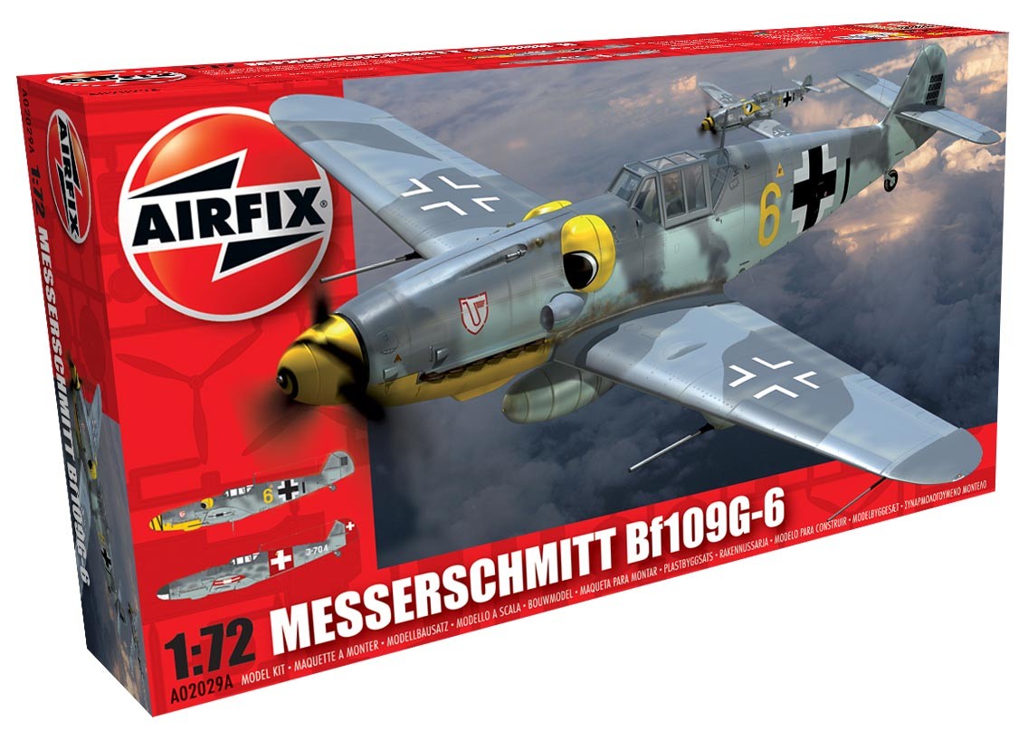 Airfix Messerschmitt Bf109G-6 in 1:72 bouwpakket