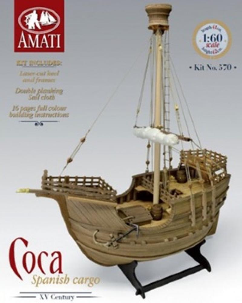 Amati Coca Spanish Cargo XV Century houten Scheepsmodel 1:60
