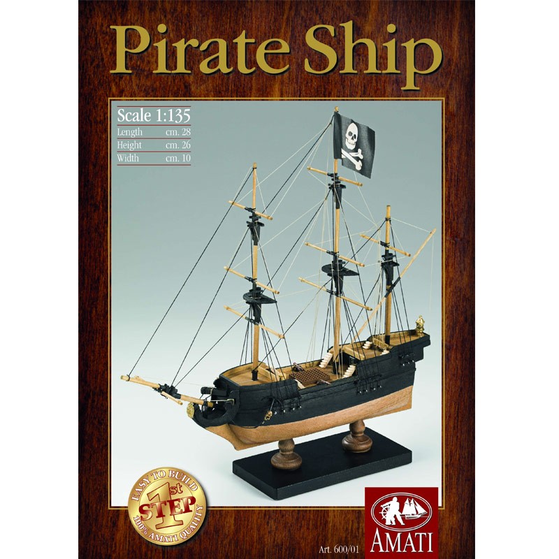 Amati Pirate Ship Houten Scheepsmodel 1:35