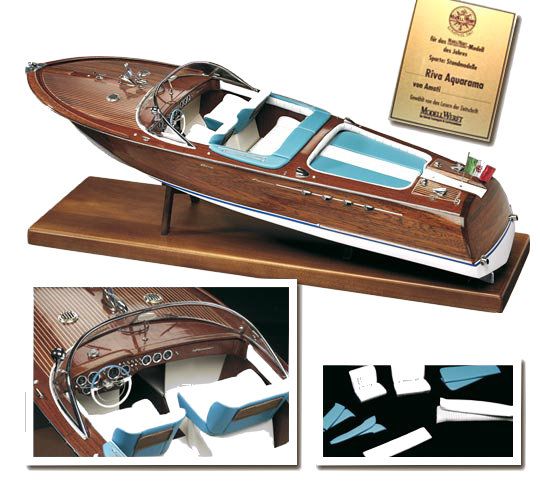 Amati Riva Aquarama 1970 houten scheepsmodel 1:10