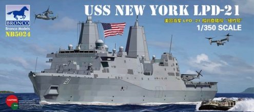 Bronco USS San Diego LPD-22 1:350 Bouwpakket