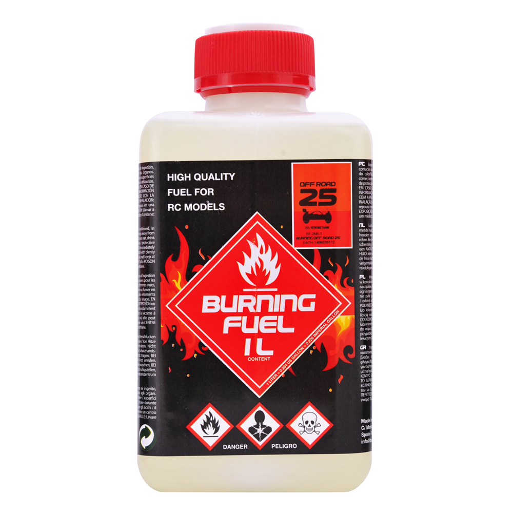 Burning Fuel nitro off-road brandstof 25% 1 Liter