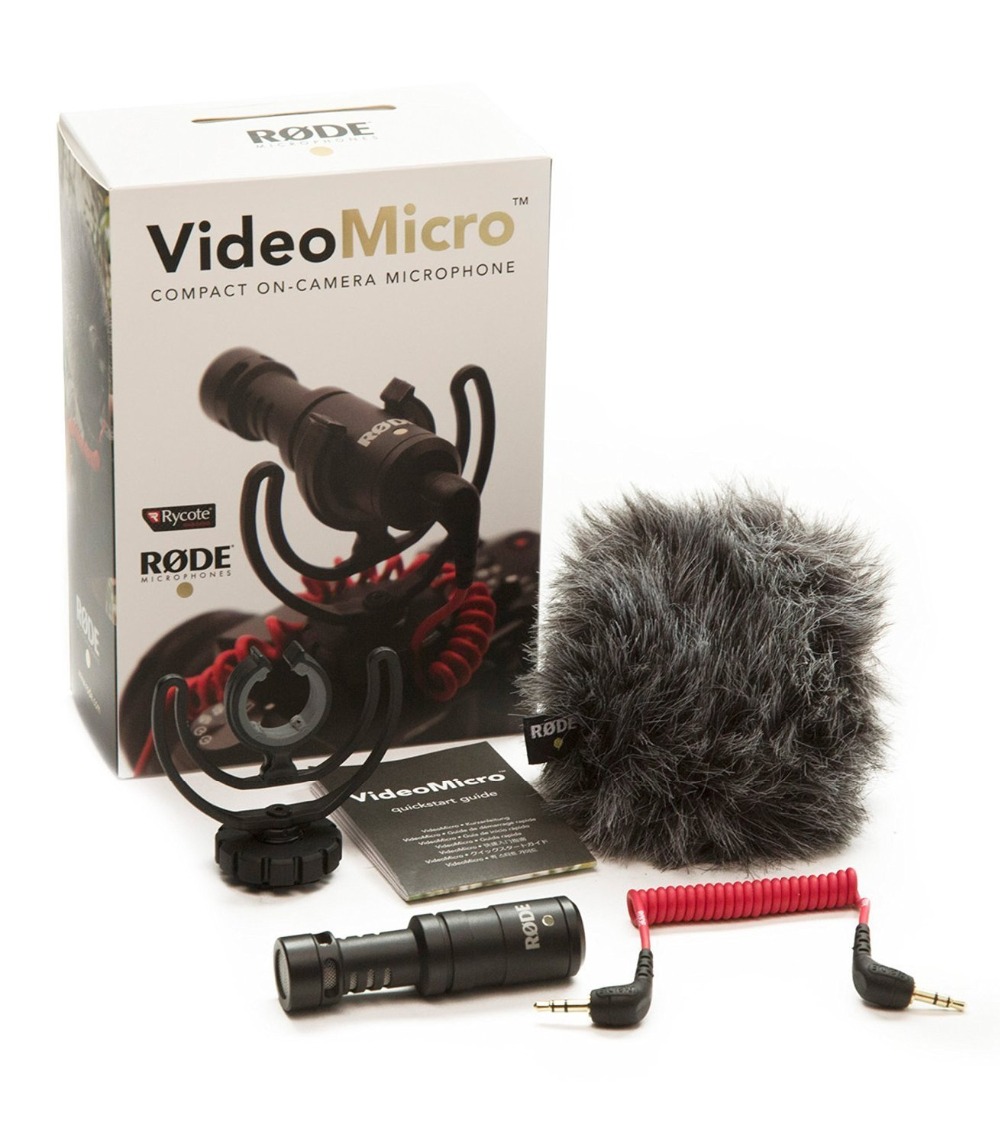 DJI OSMO - RODE VideoMicro Quick Release 360 graden Microfoon