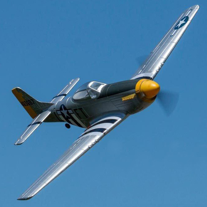 Dynam P51 Mustang with Retracts 1200mm Warbird ARF - New 2018/2019