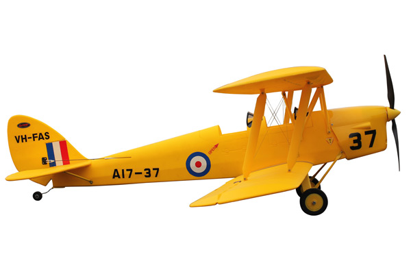 Dynam Tiger Moth Biplane V2 brushless electro vliegtuig ARF