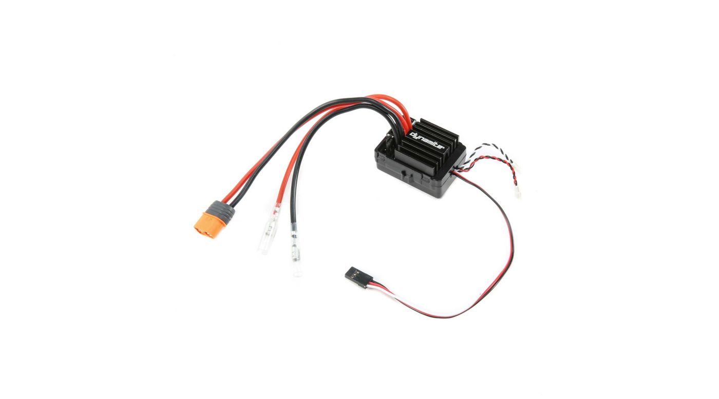 Dynamite Waterproof AE-5L Brushed ESC with LED Port Light and IC3 - DYNS2213