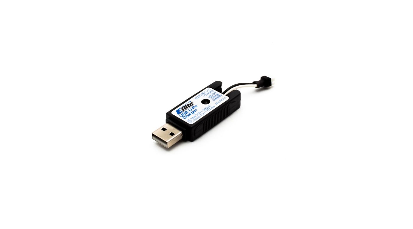 E-Flite 1S USB Li-Po Charger 500mAh High Current UMX - EFLC1013