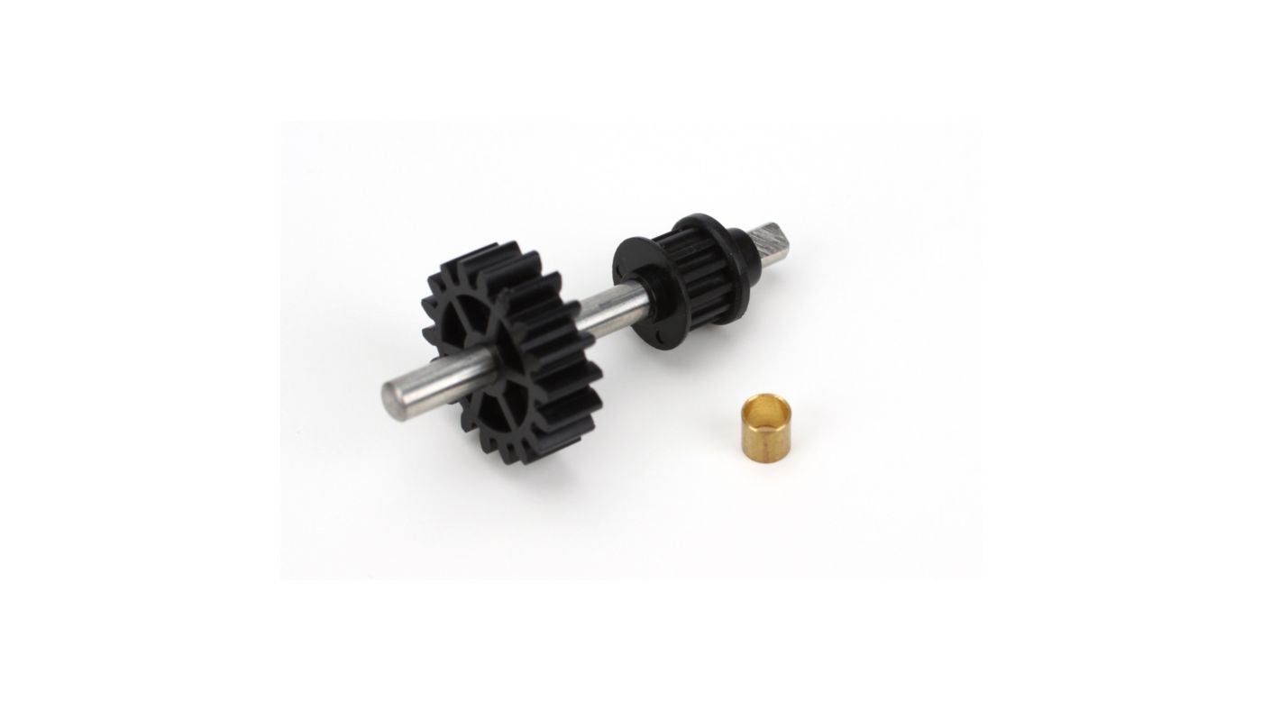 Blade Tail Drive Gear/Pulley Assembly: B450, B400, 330X - BLH1655