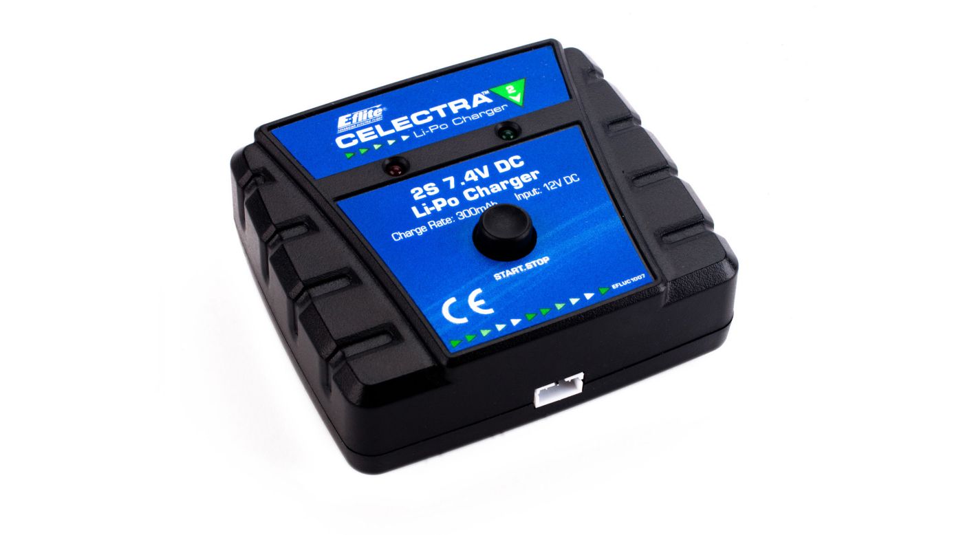 E-Flite Celectra 2S 7.4V DC Li-Po Charger (power supply required)  - EFLUC1007