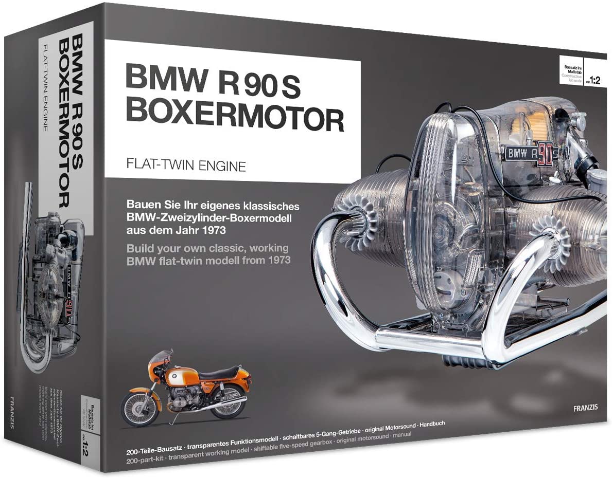 Franzis BMW R90S Flat-Twin engine