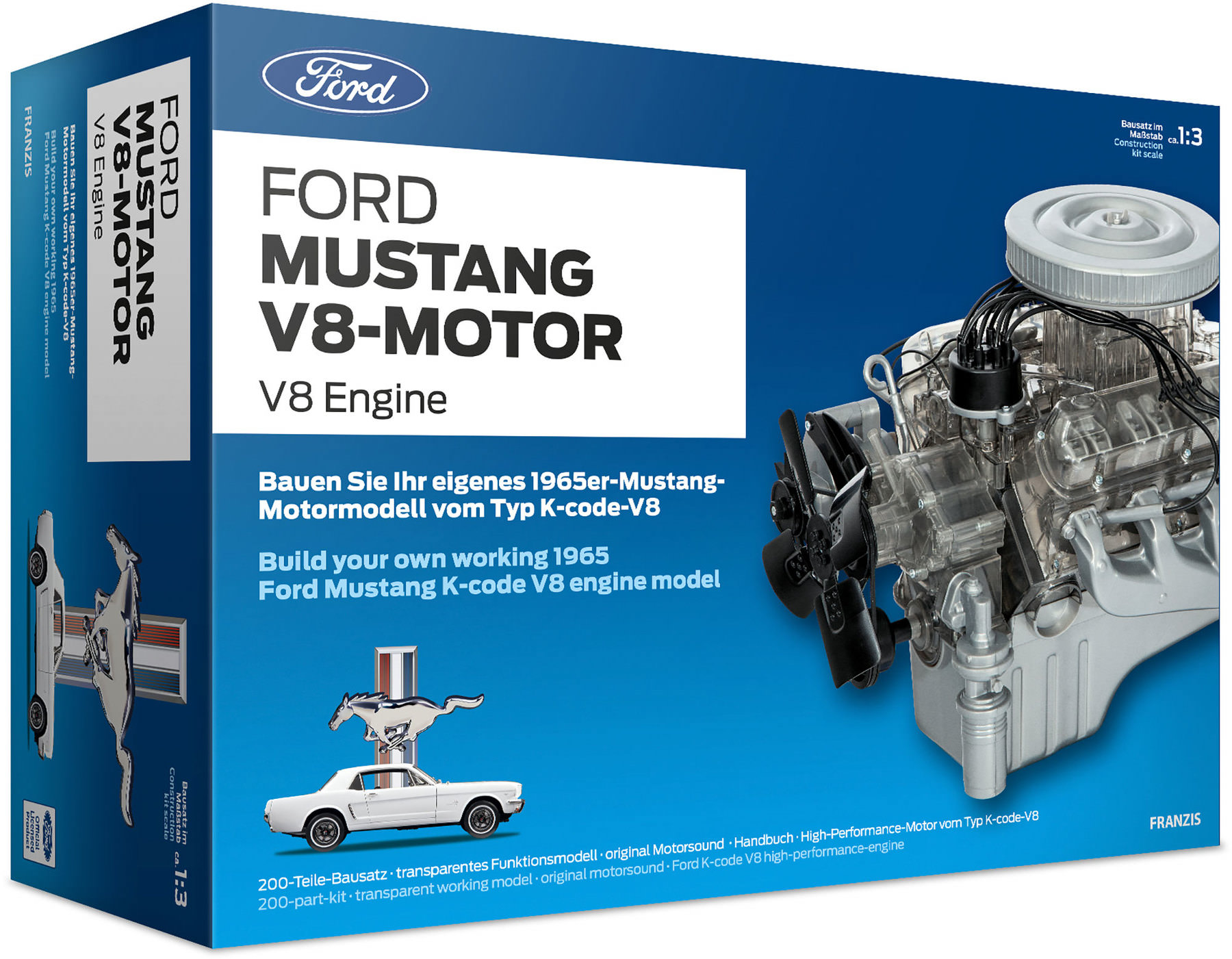 Franzis Ford Mustang V8 engine