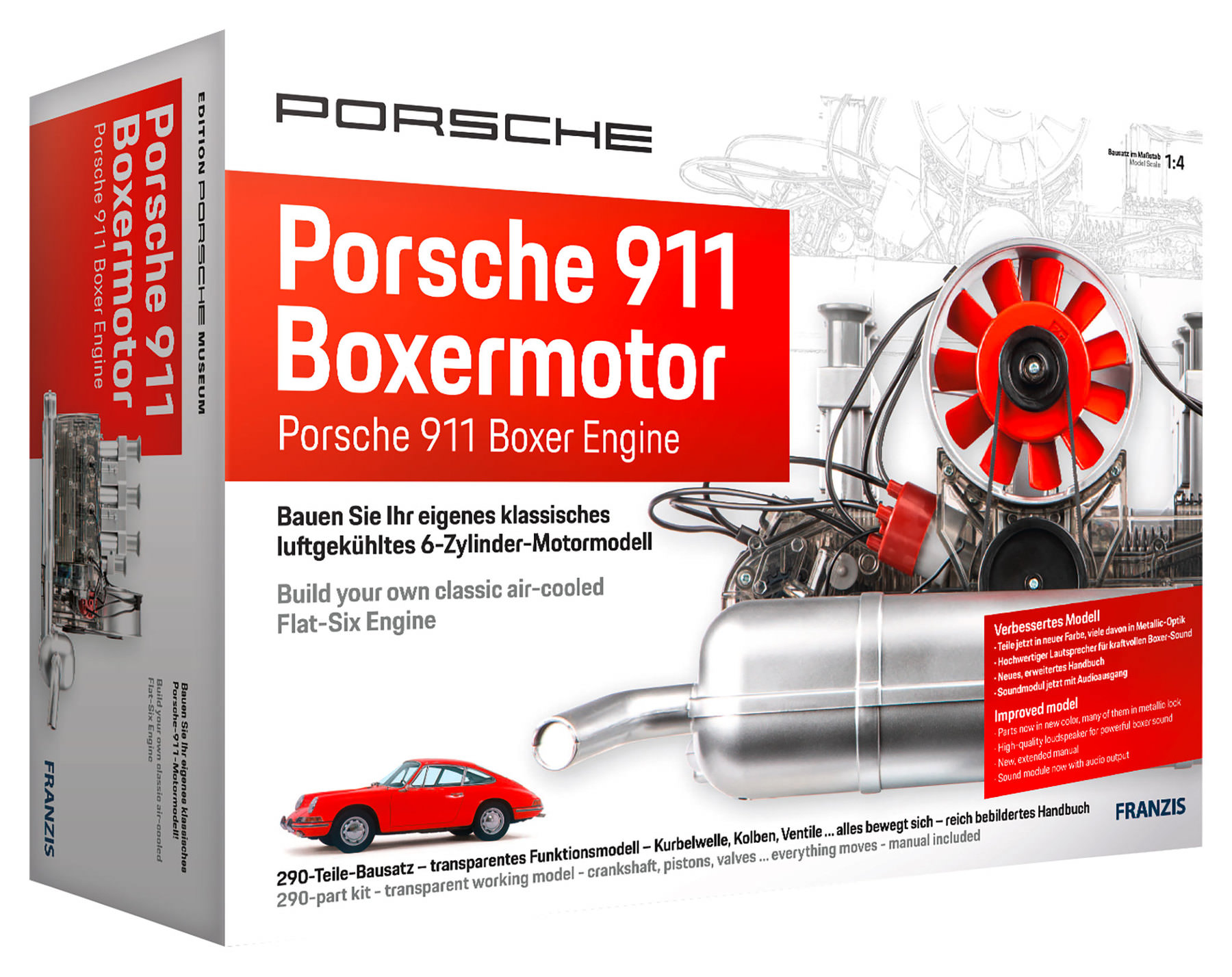 Franzis Porsche 911 6-cilinder-boxermotor