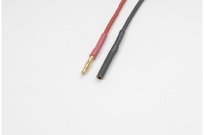 G-Force RC - Connector met kabel - 2.0mm - Goudcontacten - 20AWG Siliconen-kabel - 10cm - 1 st