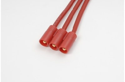 G-Force RC - Connector met kabel - 3.5mm - Goud contacten (3pins) - Vrouw. connector - 14AWG Siliconen-kabel - 10cm - 1 st