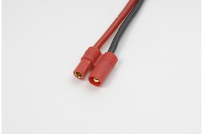 G-Force RC - Connector met kabel - 3.5mm - Goud contacten - Vrouw. connector - 14AWG Siliconen-kabel - 10cm - 1 st