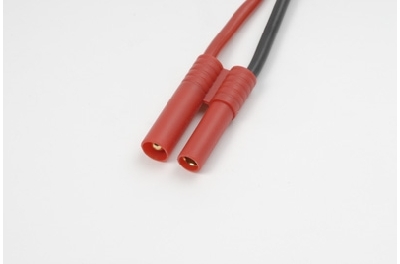 G-Force RC - Connector met kabel - 4.0mm - Goud contacten - Man. connector - 14AWG Siliconen-kabel - 10cm - 1 st