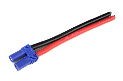 G-Force RC - Connector met kabel - EC-5 - Goud contacten - Man. connector - 10AWG Siliconen-kabel - 12cm - 1 st
