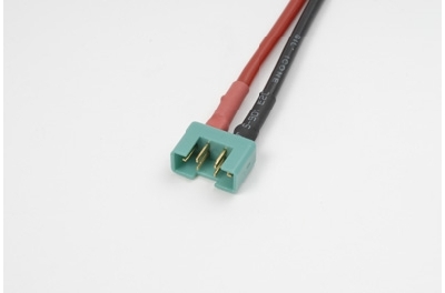 G-Force RC - Connector met kabel - MPX - Goud contacten - Vrouw. connector - 14AWG Siliconen-kabel - 10cm - 1 st
