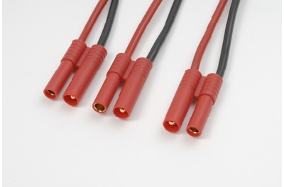 G-Force RC - Power Y-kabel - Serieel - 4.0mm Goudconnector - 14AWG Siliconen-kabel - 12cm - 1 st