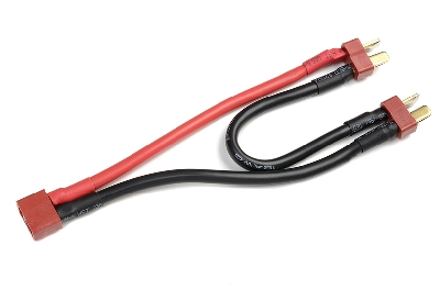 G-Force RC - Power Y-kabel - Serieel - Deans - 12AWG Siliconen-kabel - 12cm - 1 st