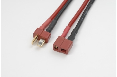 G-Force RC - Power verlengkabel - Deans - 14AWG Siliconen-kabel - 12cm - 1 st