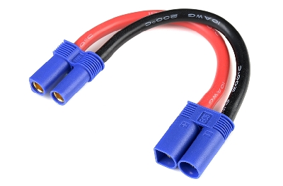 G-Force RC - Power verlengkabel - EC-5 - 10AWG Siliconen-kabel - 12cm - 1 st