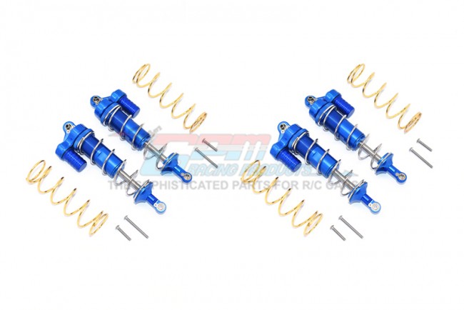 GPM Aluminium Front & Rear Piggy Back Spring Dampers 125mm for Traxxas MAXX 4S