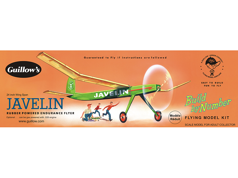 Guillows Javelin houten vliegtuig - 0603