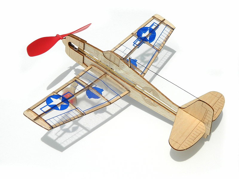 Guillows U.S. Hellcat houten vliegtuig - 4503