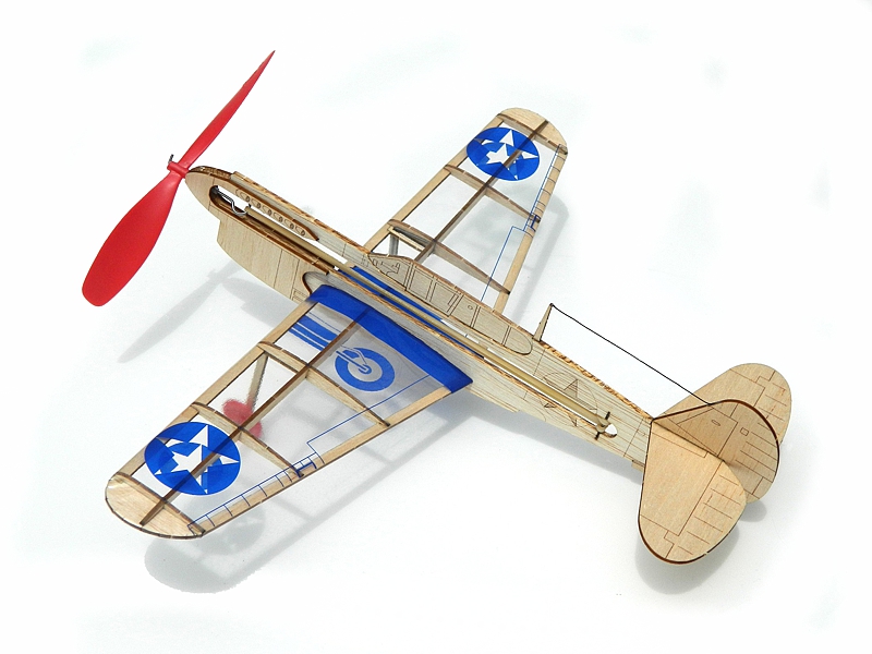 Guillows U.S. Warhawk houten vliegtuig - 4502