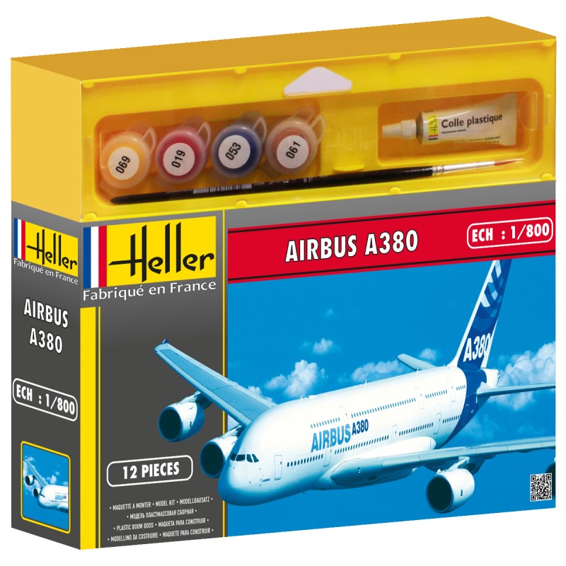 Heller Airbus A380 - 1:800 bouwpakket
