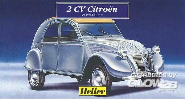 Heller Citroen 2 CV Ente - 1:43 bouwpakket
