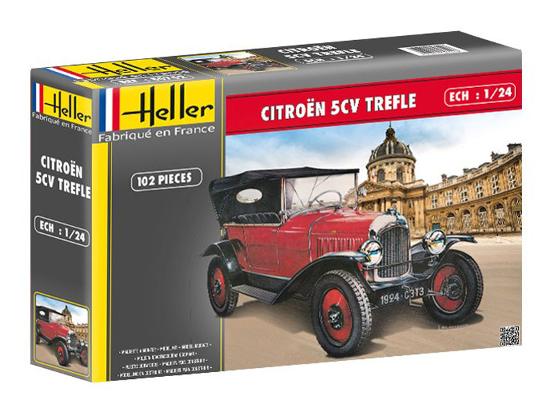 Heller Citroen 5CV Trefle - 1:24 bouwpakket