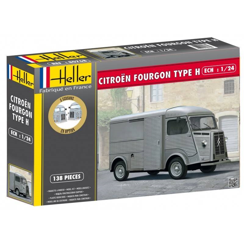 Heller Citroen Fourgon Type H - 1:24 bouwpakket