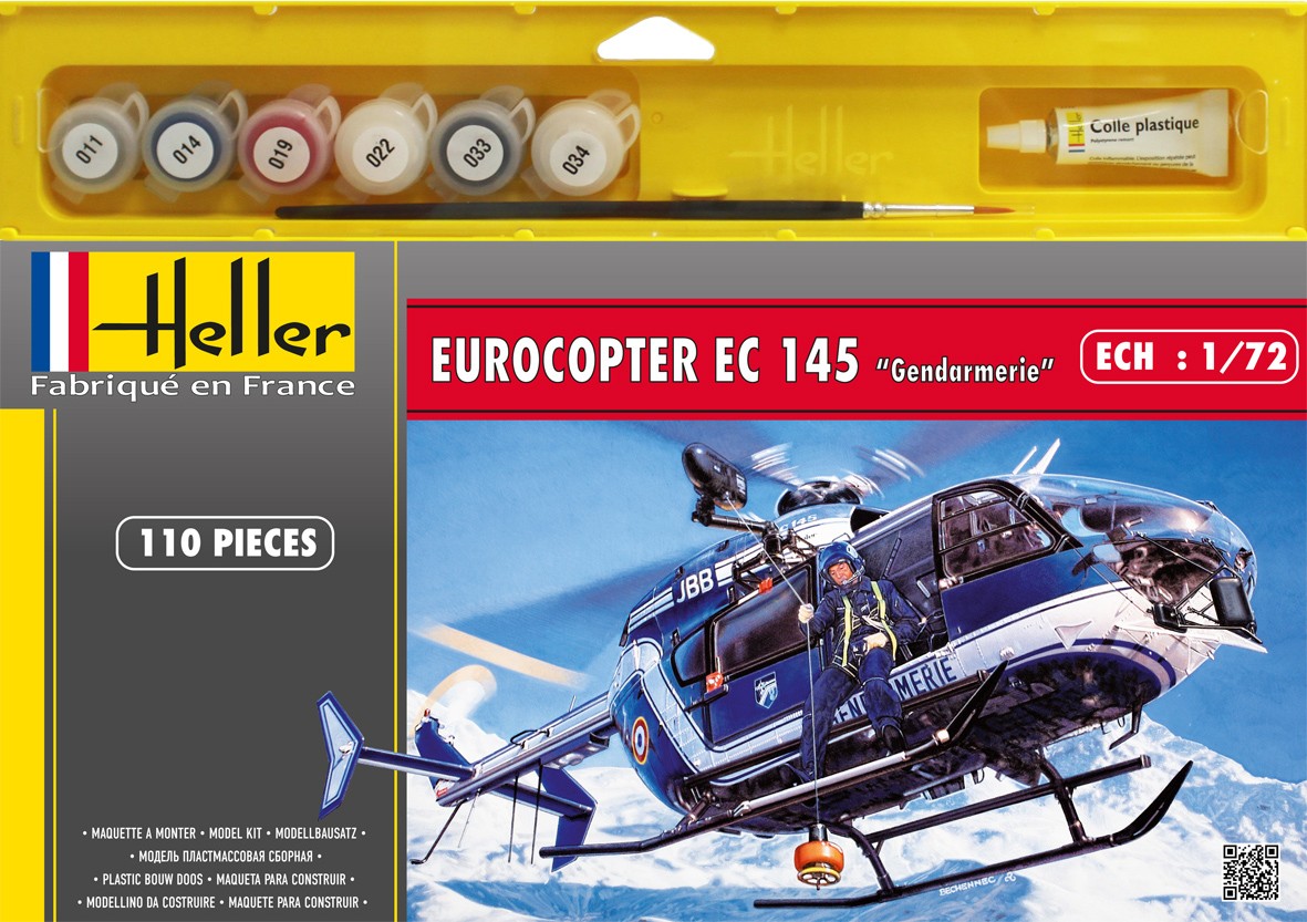 Heller Eurocopter EC 145 Gendarmerie - 1:72 bouwpakket