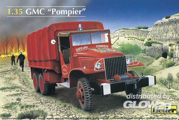 Heller GMC Feuerwehr LKW - 1:35 bouwpakket