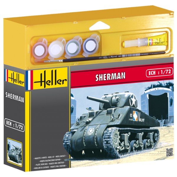 Heller M4 Sherman D-Day - 1:72 bouwpakket