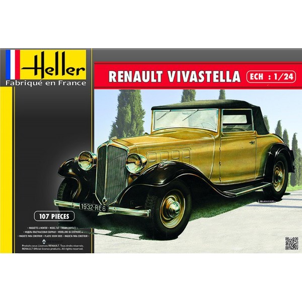 Heller Renault Vivastella - Bouwpakket 1:24