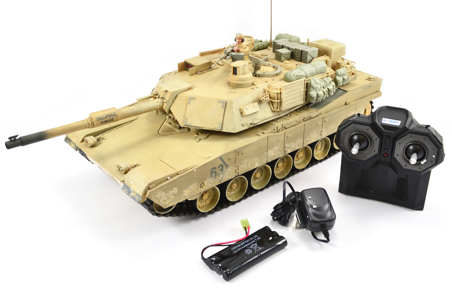 Hobby Engine Premium Label RC M1A2 Abrams Tank - 2.4Ghz