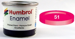 Humbrol Enamel 051 Avondrood Metallic 14ml