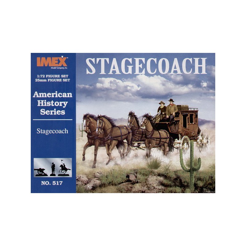 Imex American history series: Stagecoach 1:72