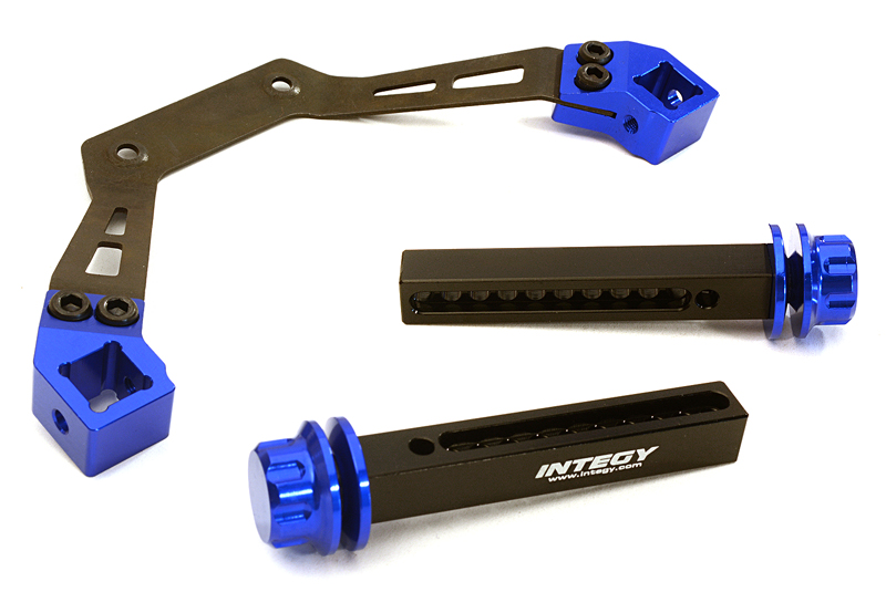 Integy Adjustable Front Body Mount & Post Set for Traxxas Stampede 4X4