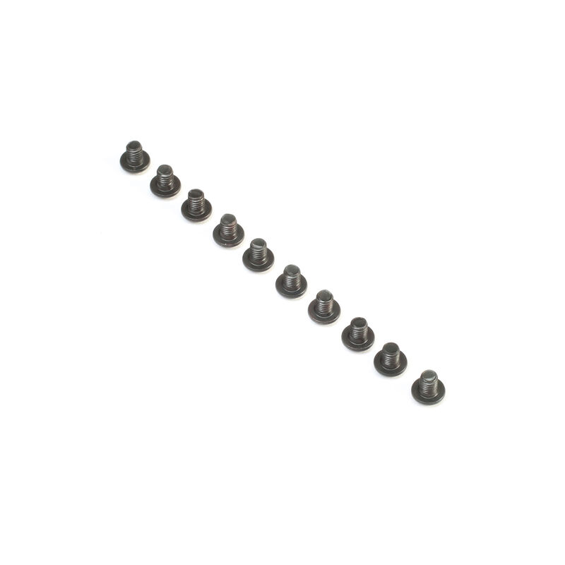 LOSI Button Head Screws, M3 x 4mm (10) - TLR235015