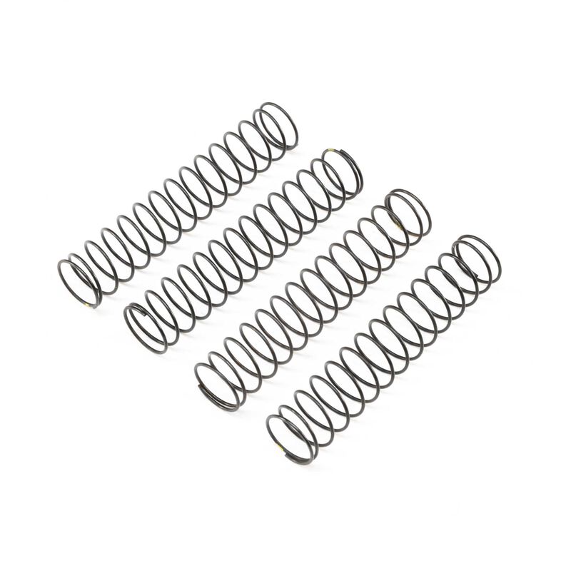 LOSI Shock Spring Soft, Yellow, 1.1 rate (4): LMT - LOS243016