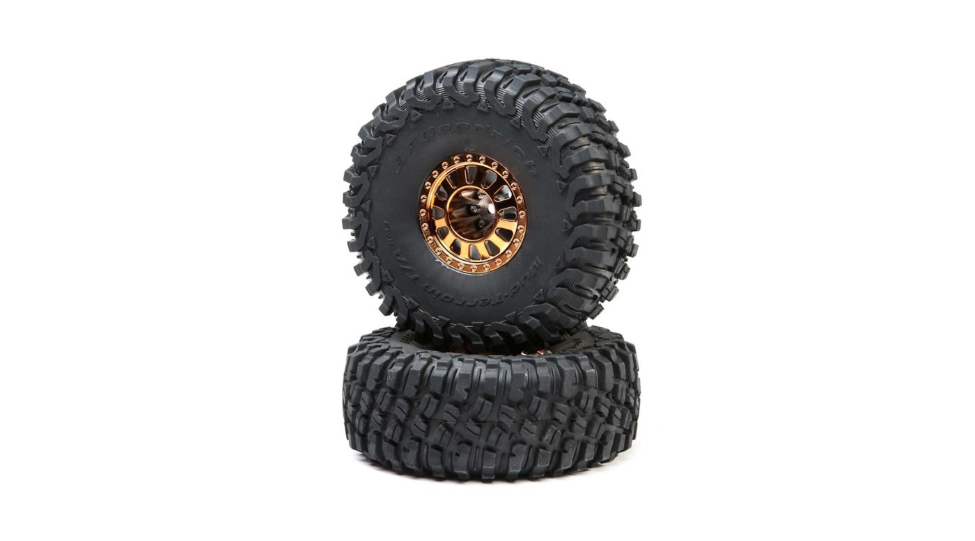 Losi 2.2 Wheels with BFG Tire, Copper: Ultra 4 - LOS43028