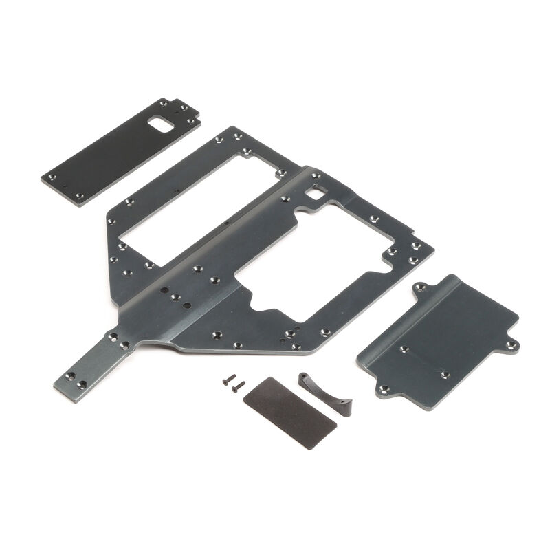 Losi Chassis Motor & Battery Cover Plates: Super Rock Rey - LOS251083